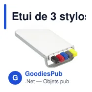 Etui de 3 stylos,1 surligneur, 1 porte-mine Tulisa - Miniature 3