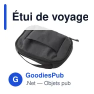 Étui de voyage personnalisable Jace avec logo - Miniature 2