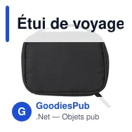 Étui de voyage personnalisable Jace avec logo - Miniature 3