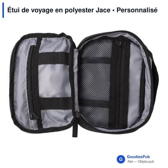 Étui de voyage personnalisable Jace avec logo - Image 4