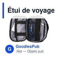 Étui de voyage personnalisable Jace avec logo - Miniature 5