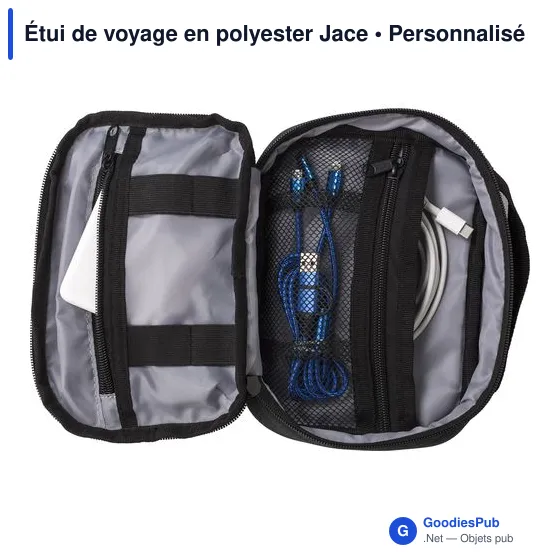 Étui de voyage personnalisable Jace avec logo - Image 5