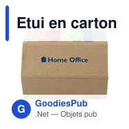 Etui en carton personnalisable Marnie avec logo - Miniature 1