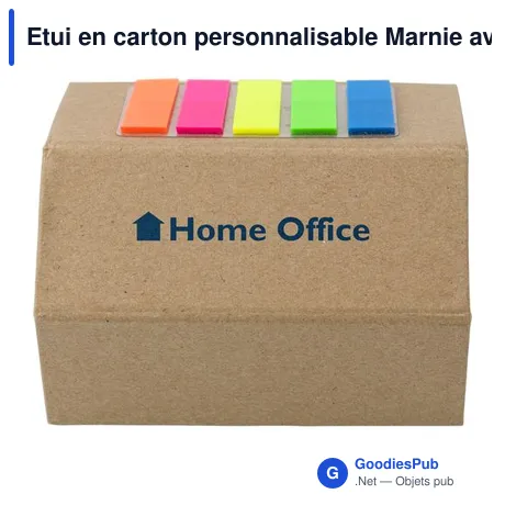Etui en carton personnalisable Marnie avec logo