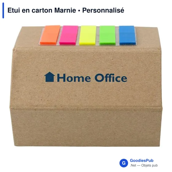 Etui en carton personnalisable Marnie avec logo - Image 1