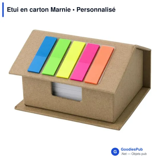 Etui en carton personnalisable Marnie avec logo - Image 2