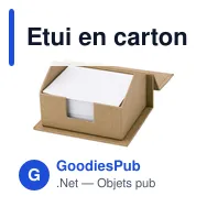 Etui en carton personnalisable Marnie avec logo - Miniature 3