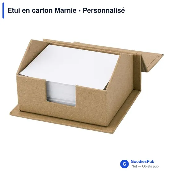 Etui en carton personnalisable Marnie avec logo - Image 3