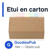 Etui en carton personnalisable Marnie avec logo - Miniature 4