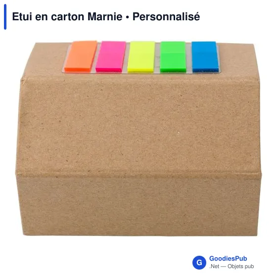 Etui en carton personnalisable Marnie avec logo - Image 4