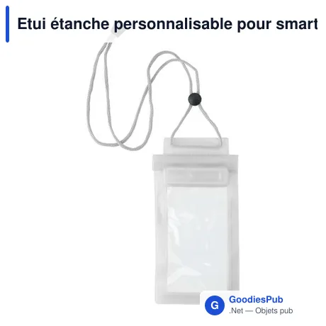 Etui étanche personnalisable pour smartphone avec logo - Emily