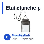Etui étanche personnalisable pour smartphone avec logo - Emily - Miniature 9