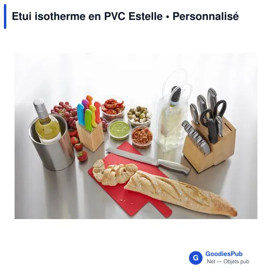 Etui isotherme personnalisable en PVC Estelle avec logo - Image 2
