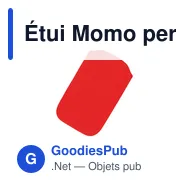 Étui Momo personnalisable pour smartphone avec logo - Miniature 1
