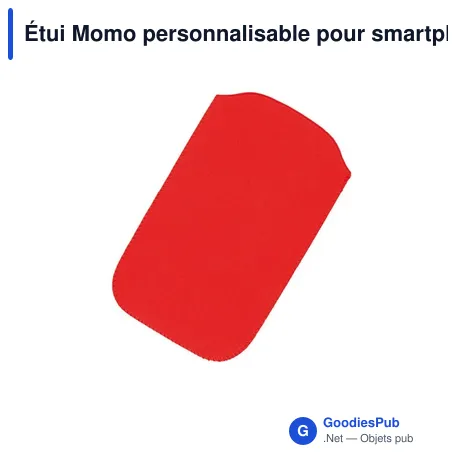 Étui Momo personnalisable pour smartphone avec logo