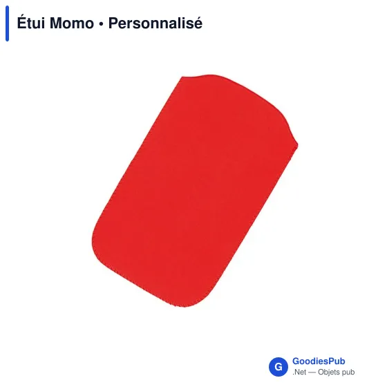 Étui Momo personnalisable pour smartphone avec logo - Image 1