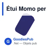 Étui Momo personnalisable pour smartphone avec logo - Miniature 2