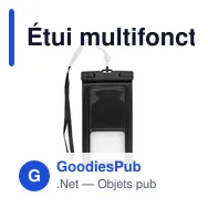 Étui multifonction étanche personnalisable pour logo | Air Gifts - Miniature 1