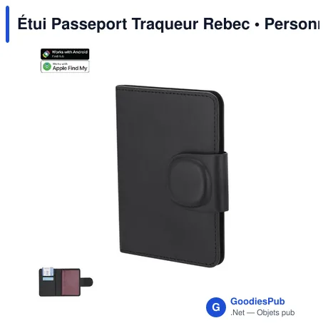 Étui Passeport Traqueur Rebec