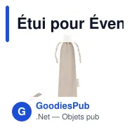 Étui pour Éventail personnalisable avec logo - Fleken - Miniature 1