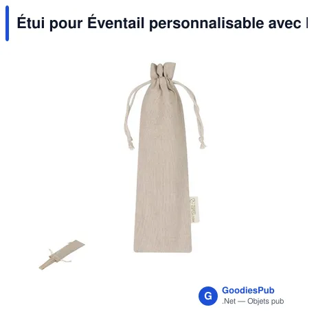 Étui pour Éventail personnalisable avec logo - Fleken