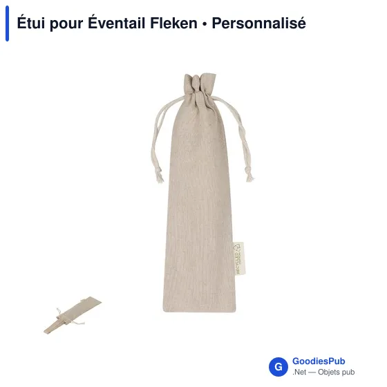 Étui pour Éventail personnalisable avec logo - Fleken - Image 1