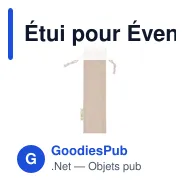 Étui pour Éventail personnalisable avec logo - Fleken - Miniature 2