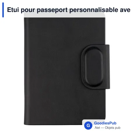 Etui pour passeport personnalisable avec logo - Mavi