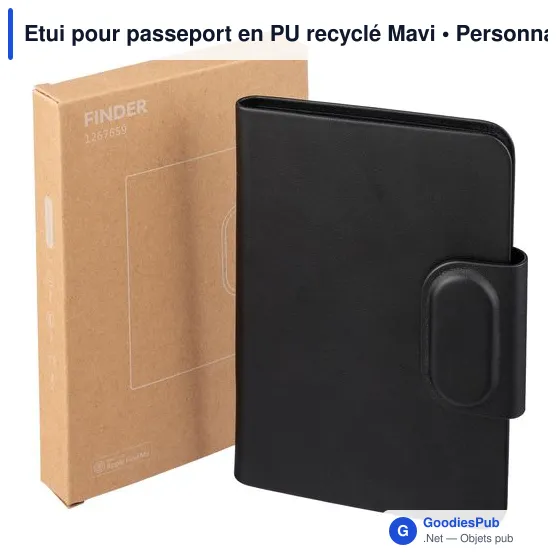 Etui pour passeport personnalisable avec logo - Mavi - Image 5