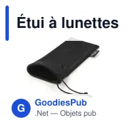 Étui à lunettes de soleil personnalisable en RPET avec logo - Miniature 2