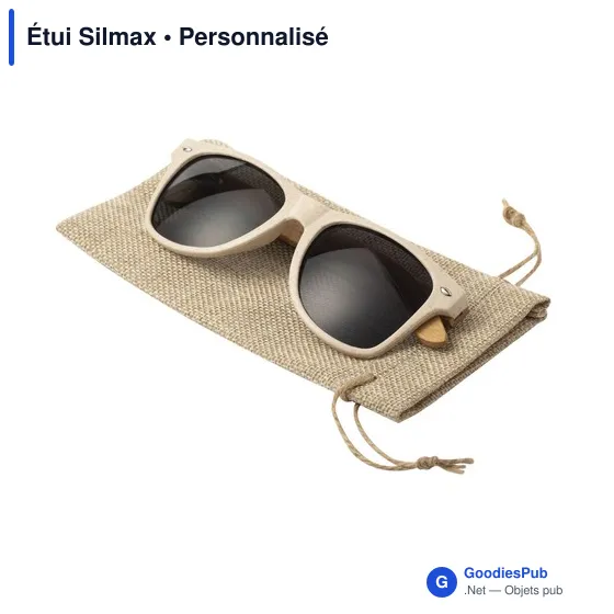 Étui personnalisable Silmax en polyester pour logo d'entreprise - Image 3