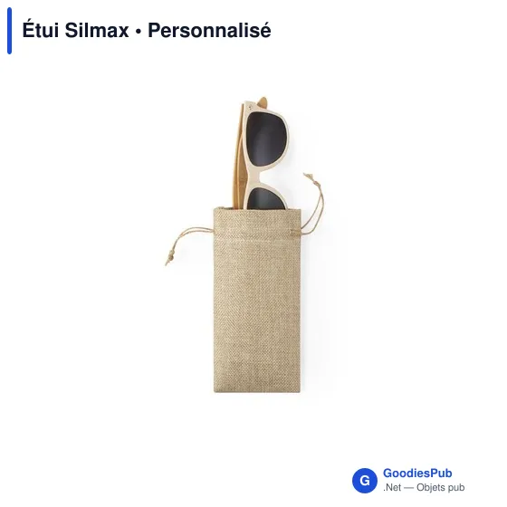 Étui personnalisable Silmax en polyester pour logo d'entreprise - Image 4
