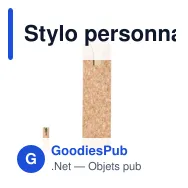 Stylo personnalisable avec logo pour communication B2B - Miniature 1