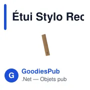 Étui Stylo Recycard - Miniature 6