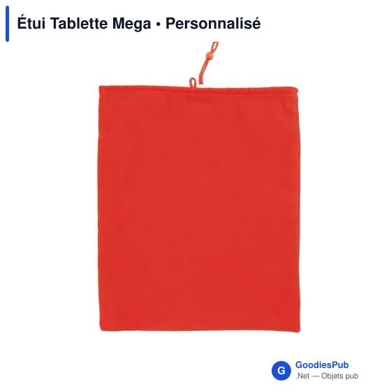 Étui Tablette Mega personnalisable avec logo pour entreprises - Image 1