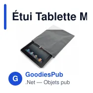 Étui Tablette Mega personnalisable avec logo pour entreprises - Miniature 2
