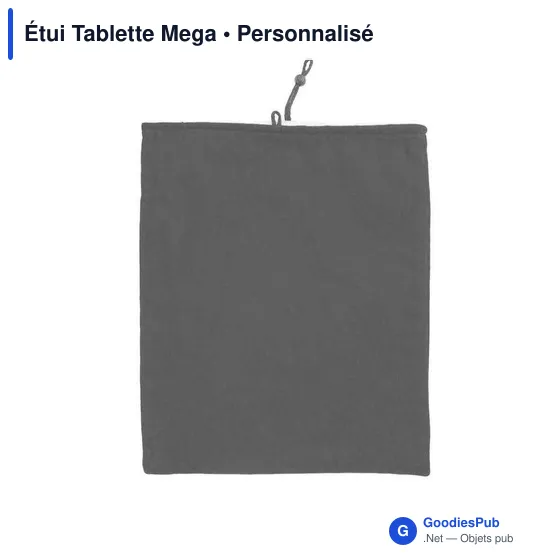 Étui Tablette Mega personnalisable avec logo pour entreprises - Image 3