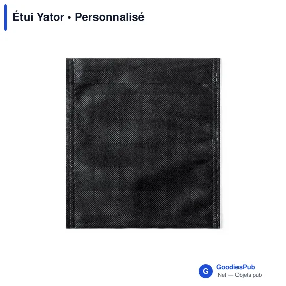 Étui masque personnalisable Yator avec logo - Accessoire pratique - Image 2