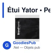Étui masque personnalisable Yator avec logo - Accessoire pratique - Miniature 4