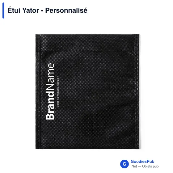 Étui masque personnalisable Yator avec logo - Accessoire pratique - Image 4