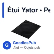 Étui masque personnalisable Yator avec logo - Accessoire pratique - Miniature 5