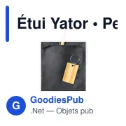 Étui masque personnalisable Yator avec logo - Accessoire pratique - Miniature 6