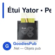 Étui masque personnalisable Yator avec logo - Accessoire pratique - Miniature 7
