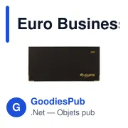 Agenda de poche personnalisable Euro Business avec logo - 6 langues - Miniature 1