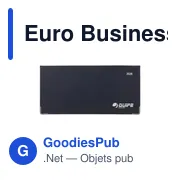 Agenda de poche personnalisable Euro Business avec logo - 6 langues - Miniature 3