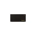 Variante noir - Agenda de poche personnalisable Euro Business avec logo - 6 langues