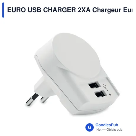 EURO USB CHARGER 2XA Chargeur Euro Skross (2xA)