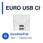 EURO USB CHARGER 2XA Chargeur Euro Skross (2xA) - Miniature 2