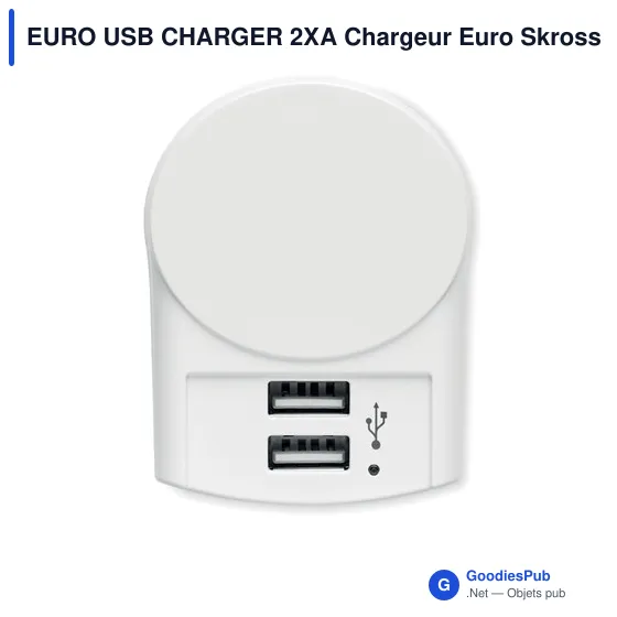 EURO USB CHARGER 2XA Chargeur Euro Skross (2xA) - Image 2