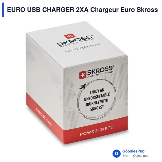 EURO USB CHARGER 2XA Chargeur Euro Skross (2xA) - Image 3